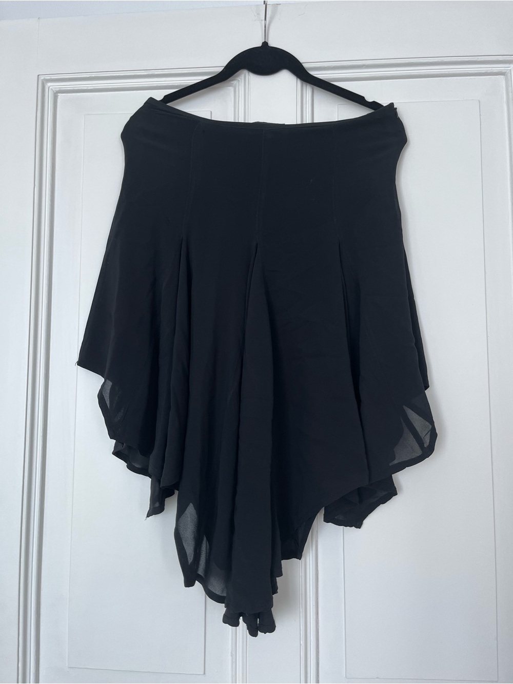 Rose D Asymmetrical Skirt Black